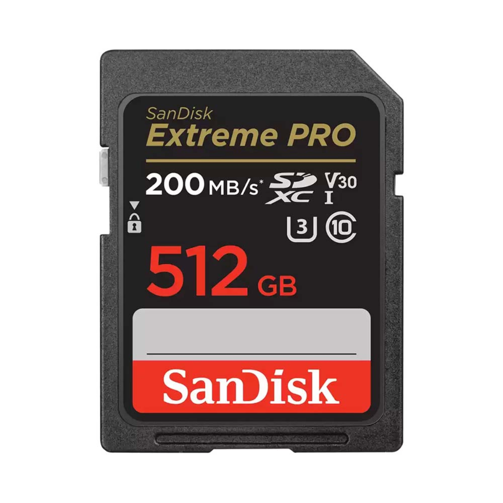 Thẻ nhớ SDXC Sandisk Extreme Pro U3 V30 200MBs 512GB