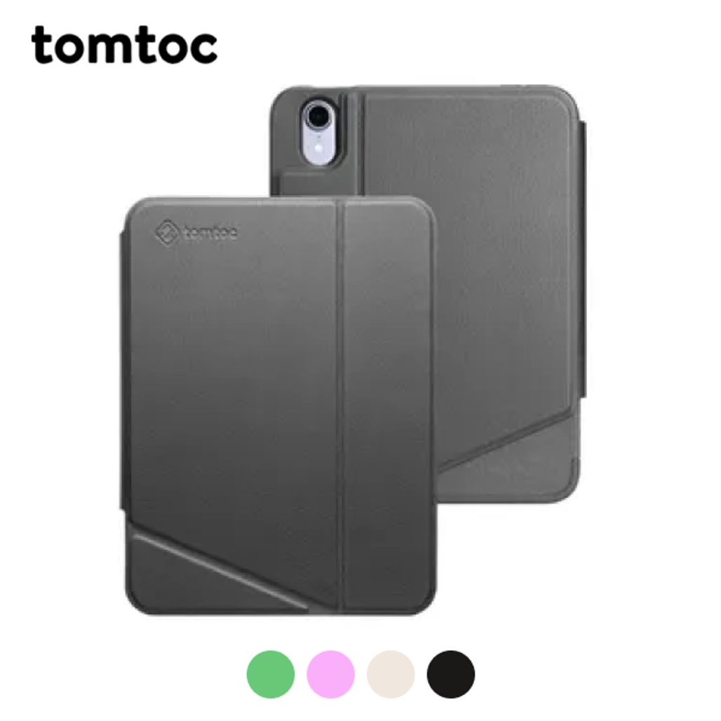 Bao da iPad 10.2 Tomtoc Vertical hỗ trợ sạc không dây B02-006
