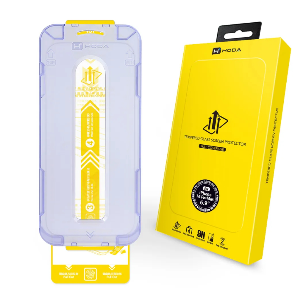 Miếng Dán Cường Lực Hoda iPhone 16 Pro Max Đen