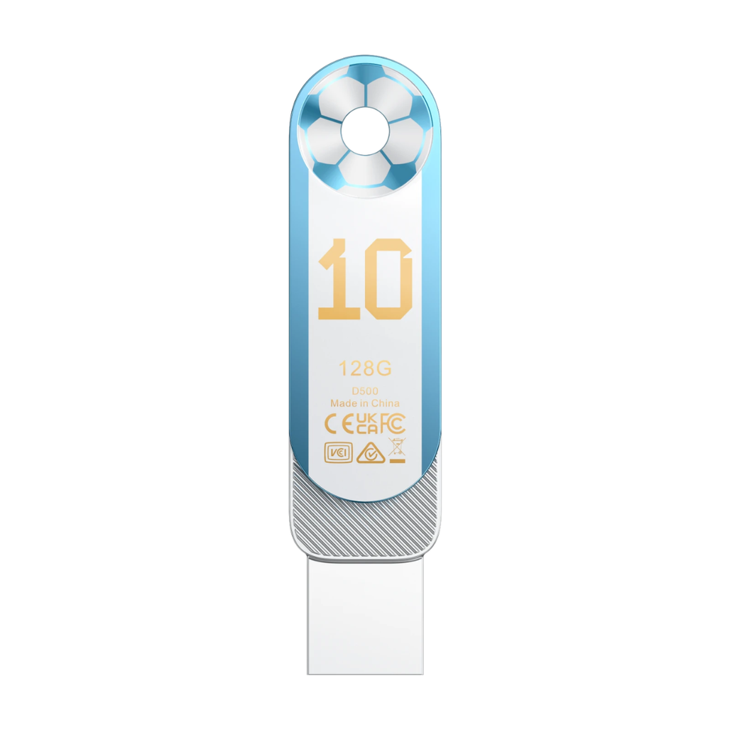 USB Lexar Jumpdrive D500 Dual (LIMIT WC Messi) 128GB