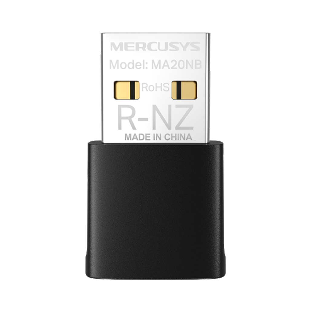 USB Wifi + Bluetooth 4.2 băng tần kép AC650 nano Mercusys MA20NB
