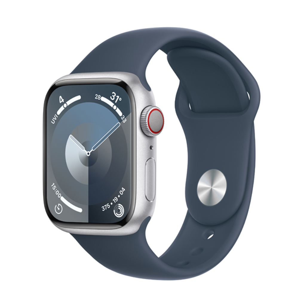 Apple Watch Series 9 45Mm (4G) Viền Nhôm Dây Cao Su Size M/L - Cũ Đẹp