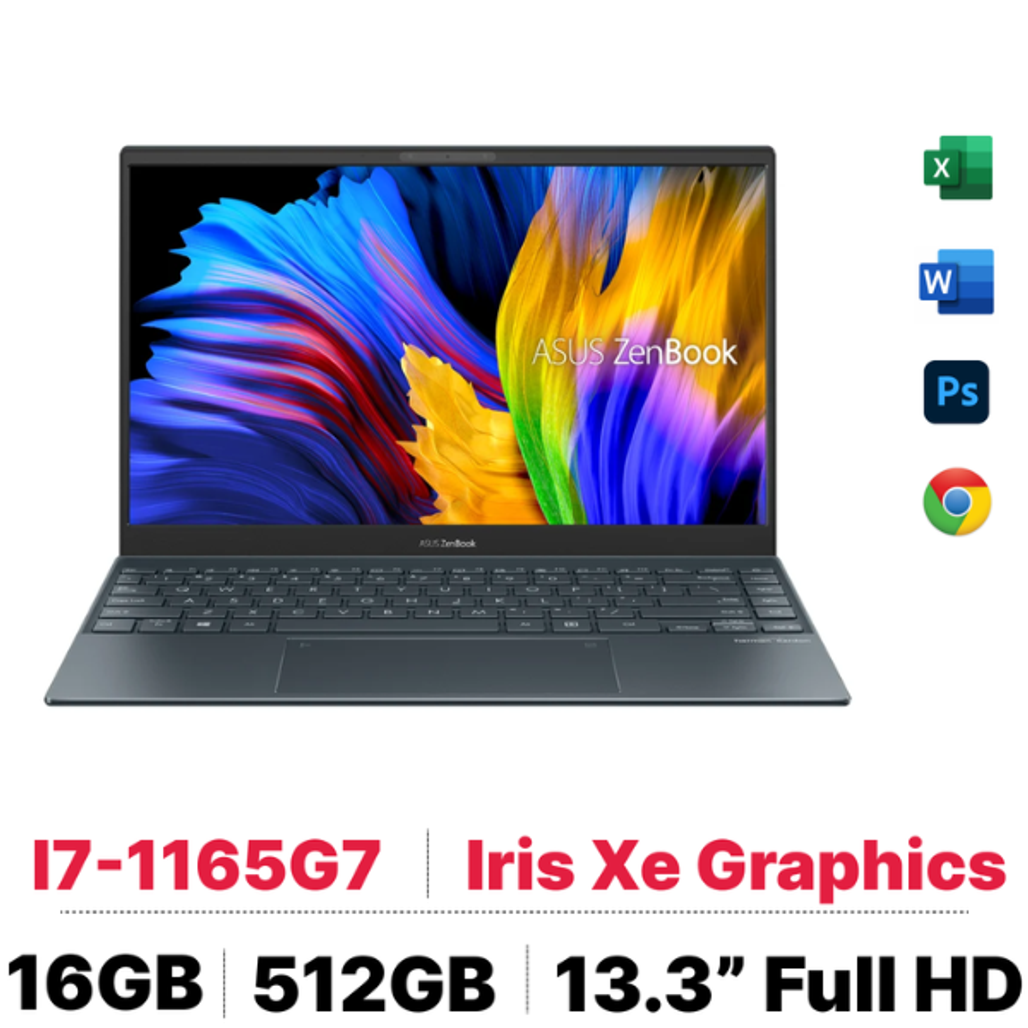 Laptop Asus Zenbook Ux325Ea Kg658W - Cũ Xước Cấn