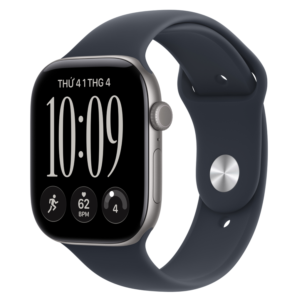 Apple Watch Series 12 46mm (GPS) Viền Nhôm Dây Cao Su Size M/L