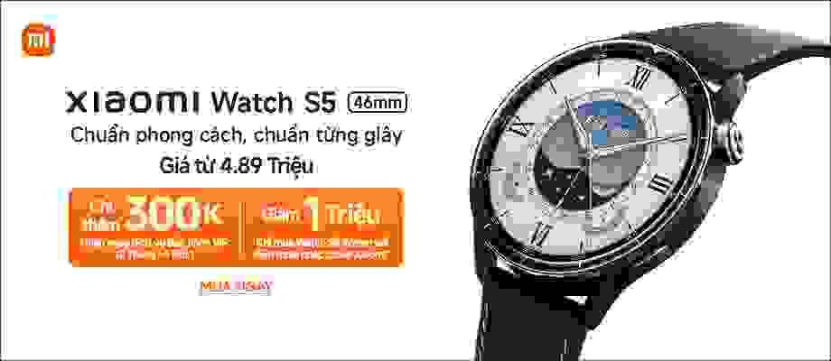 XIAOMI WATCH S5 Chuẩn phong cách, chuẩn từng giây