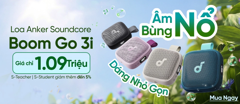 BOOM GO 3I Gọn trong tay – Chill cả ngày