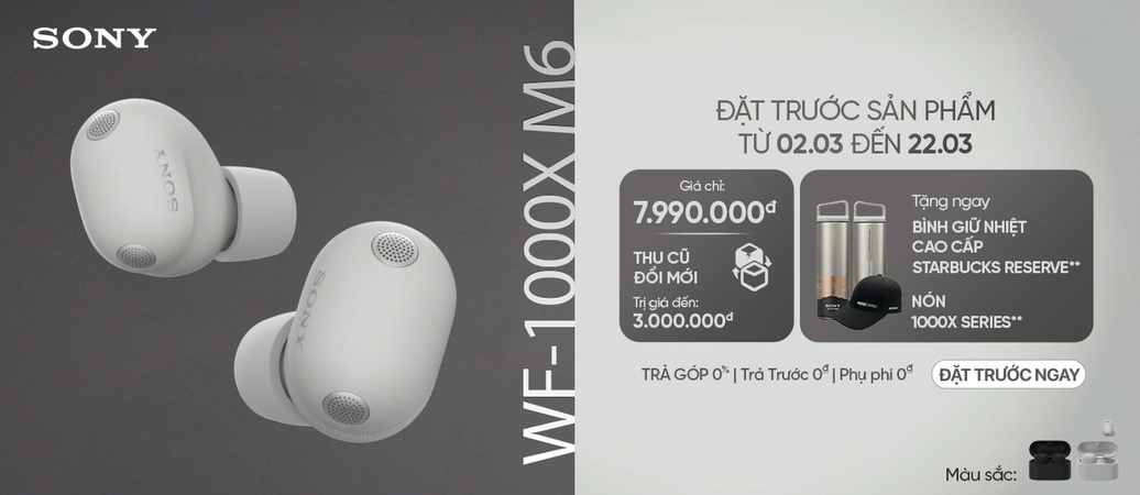 TAI NGHE SONY  Đặt trước ngay, rinh quà hay
