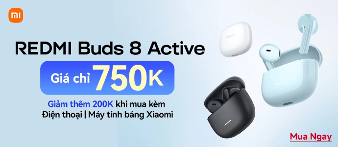 REDMI BUDS 8 ACTIVE Chất âm sống động