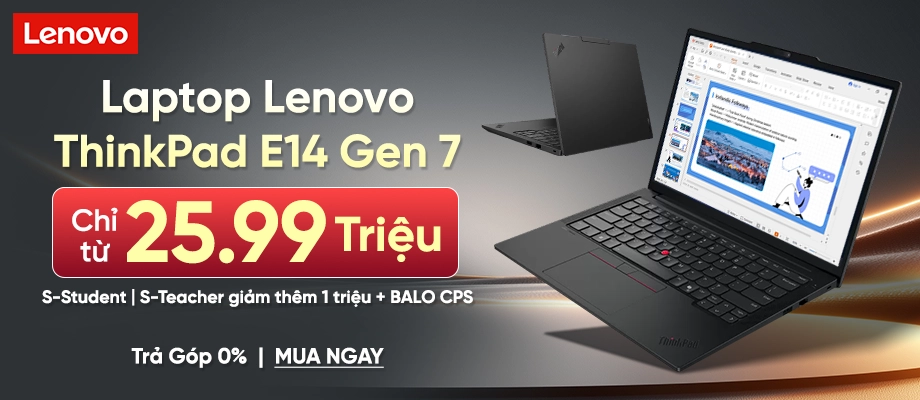 LENOVO THINKPAD E14 Hiệu năng mạnh mẽ