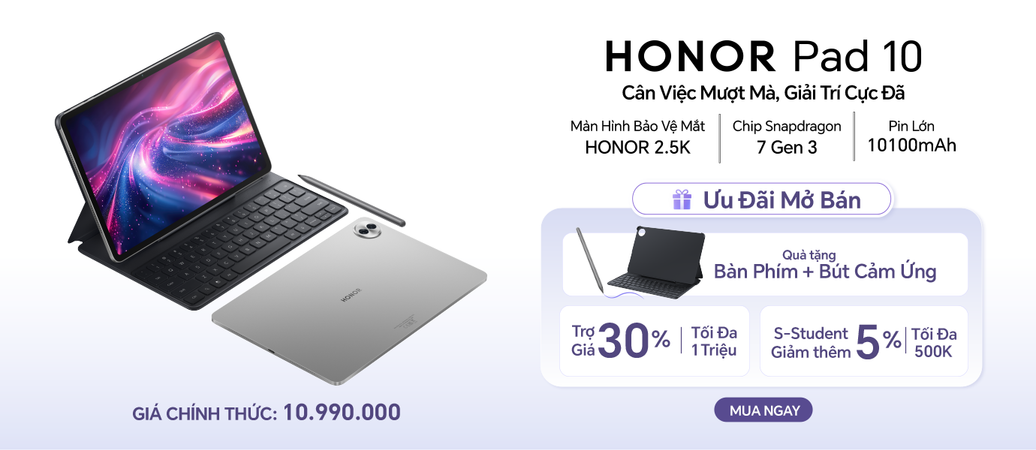 HONOR PAD 10  Ưu đãi mở bán