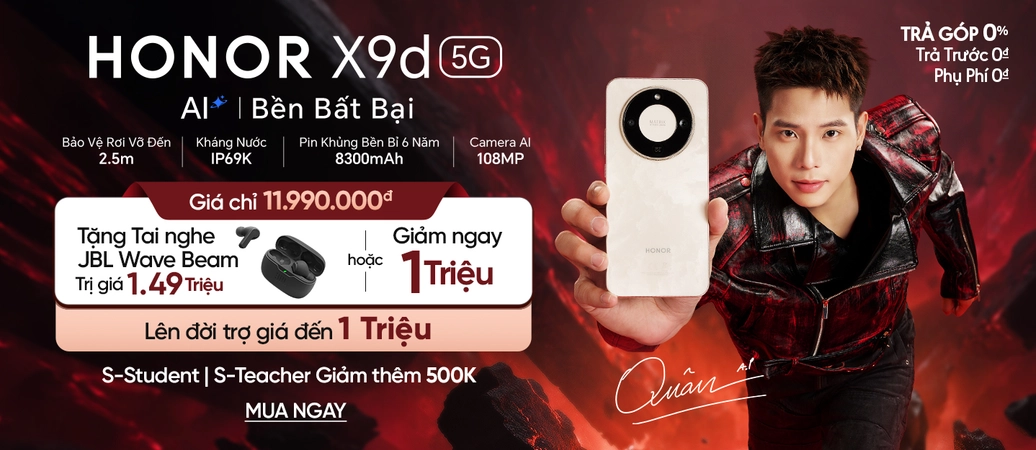 HONOR X9D  AI bền bất bại