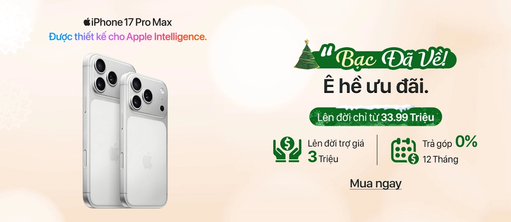 IPHONE 17 PRO MAX  Bạc đã về - Ê hề ưu đãi