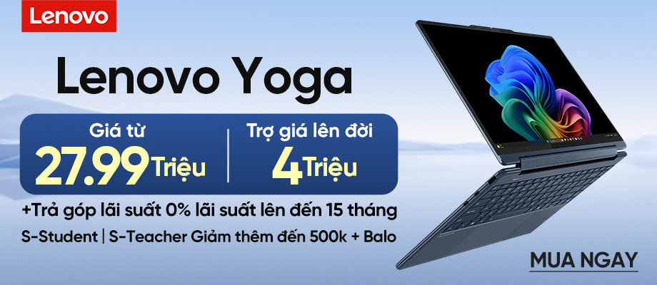 LENOVO YOGA  Sức mạnh AI, nâng tầm ý tưởng
