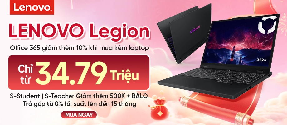 LAPTOP LENOVO LEGION  Hiệu năng mạnh mẽ