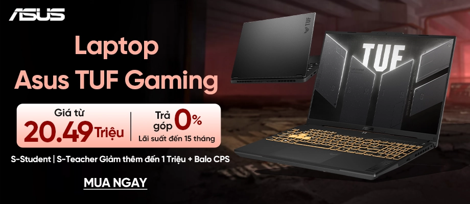 ASUS TUF GAMING  Hiệu năng mạnh mẽ - giá siêu rẻ