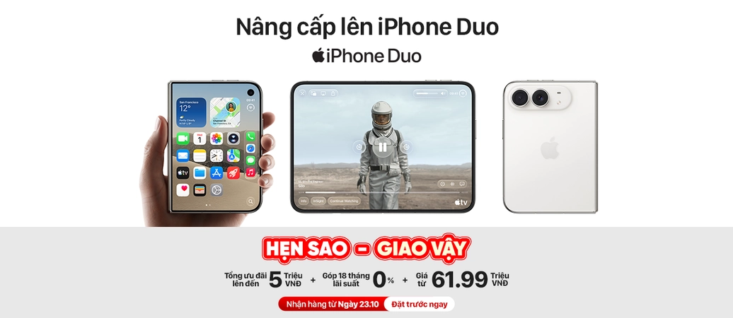 IPHONE DUO  Đặt trước ngay