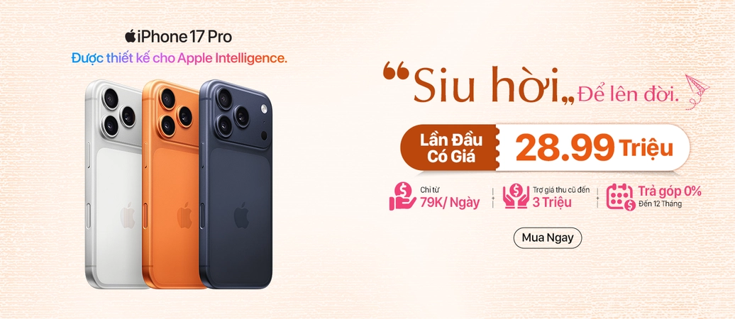 IPHONE 17 PRO  Siu hời. Để lên đời
