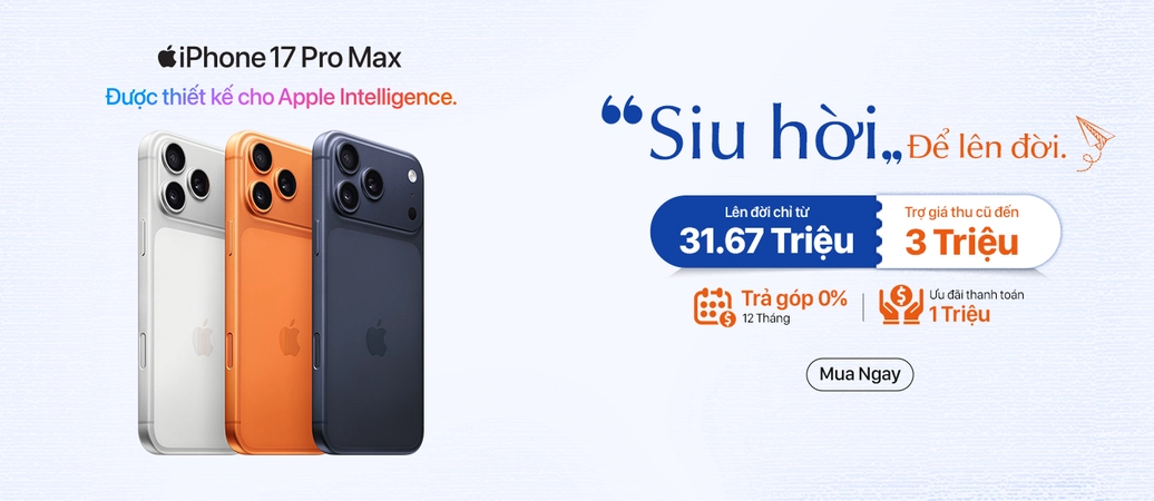 IPHONE 17 PRO MAX  Siu hời. Để lên đời