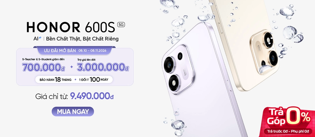 HONOR 600S 5G  Ưu đãi mở bán