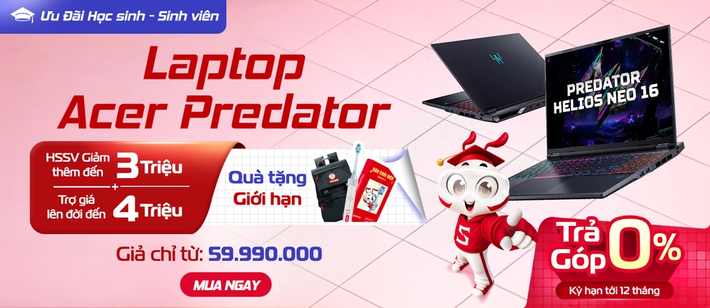 ACER PREDATOR  Cấu hình siêu mạnh mẽ