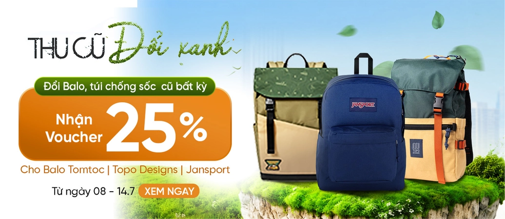 THU CŨ BALO Nhận ngay voucher 25%