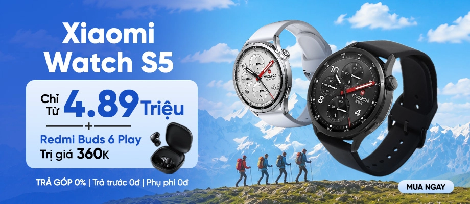 XIAOMI WATCH S5 Chuẩn phong cách, chuẩn từng giây