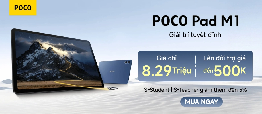 POCO PAD M1  Giải trí tuyệt đỉnh