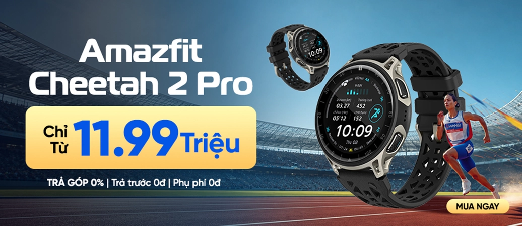 AMAZFIT CHEETAH 2 PRO Gọn nhẹ bứt phá