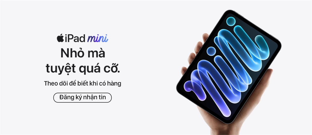 IPAD MINI 2026  Đăng ký nhận tin