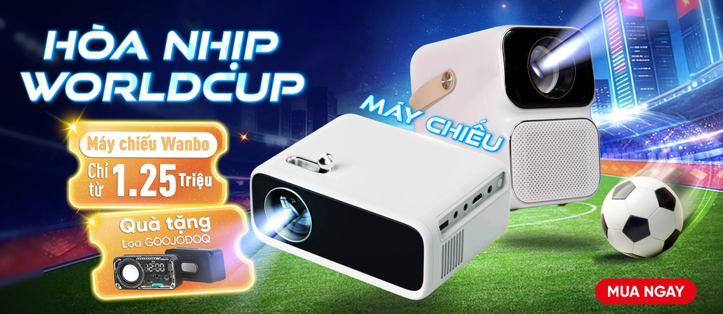 MÁY CHIẾU WANBO  Quà tặng hấp dẫn