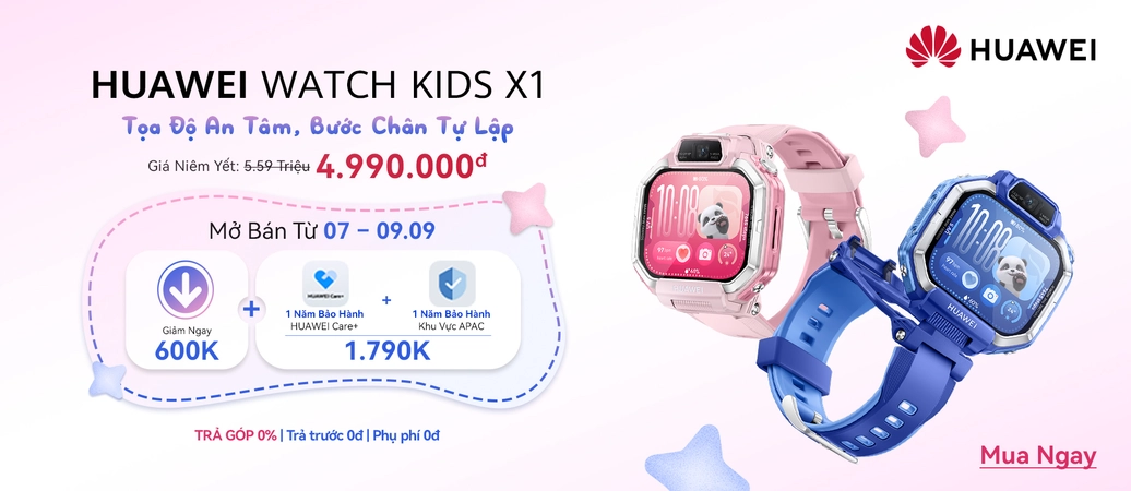 HUAWEI WATCH KIDS X1 Theo dõi an toàn dành cho bé