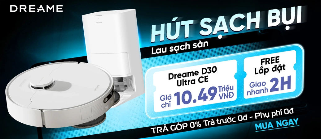ROBOT HÚT BỤI DREAME D30 ULTRA CE  Mua ngay giá tốt