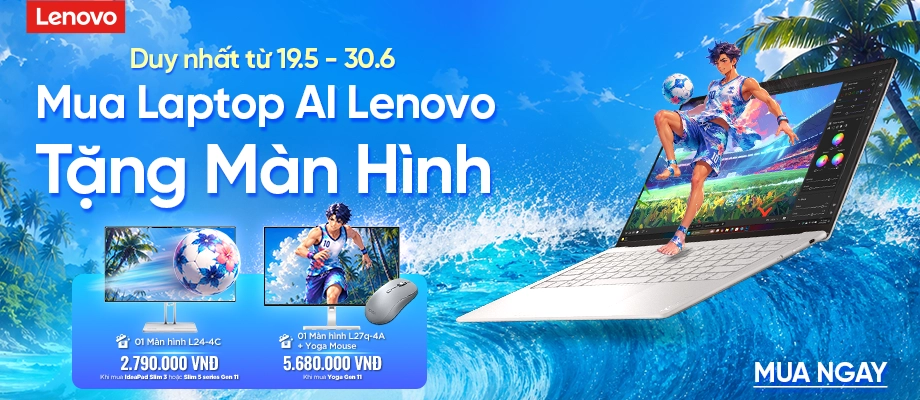SẮM LAPTOP LENOVO AI  Ẵm quà cực High