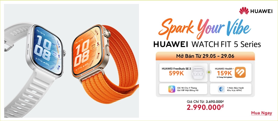 HUAWEI WATCH FIT 5  Sở hữu ngay