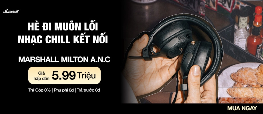 TAI NGHE CHỤP TAI MARSHALL  Mở bán giá hấp dẫn