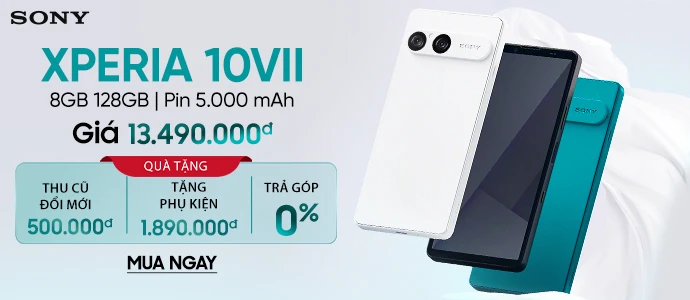 SONY XPERIA 10 VII  Thời lượng pin 2 ngày