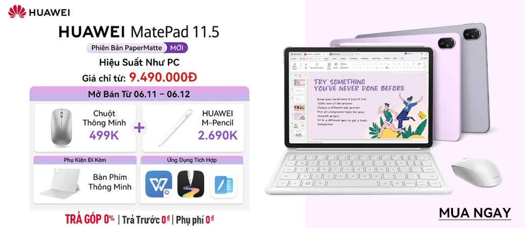 HUAWEI MATEPAD 2025  Hiệu suất như PC