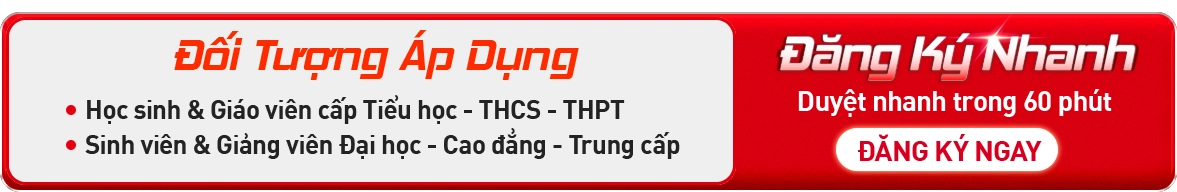 Đăng ký ưu đãi Back to school Desktop