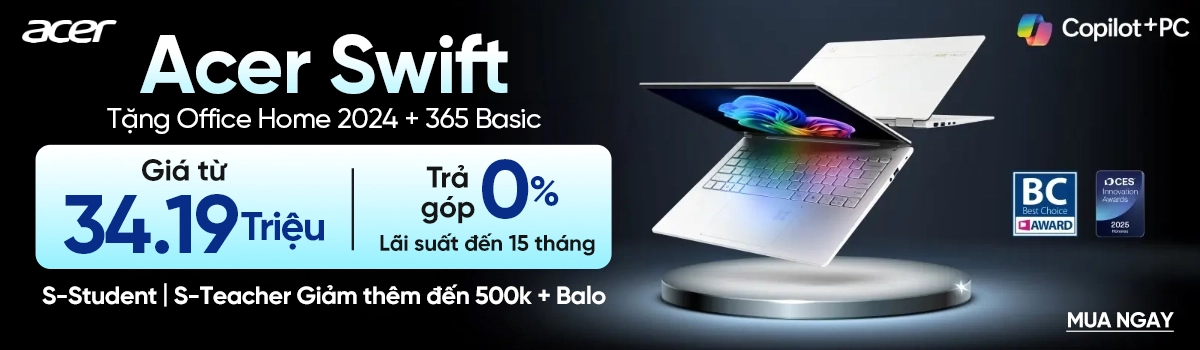 Ưu đãi khi mua laptop AI Desktop