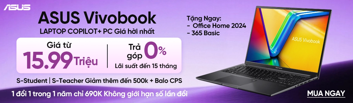 Ưu đãi khi mua laptop AI Desktop