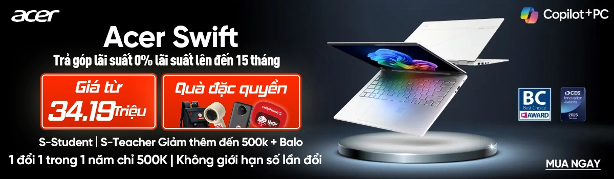 Ưu đãi khi mua laptop AI Desktop