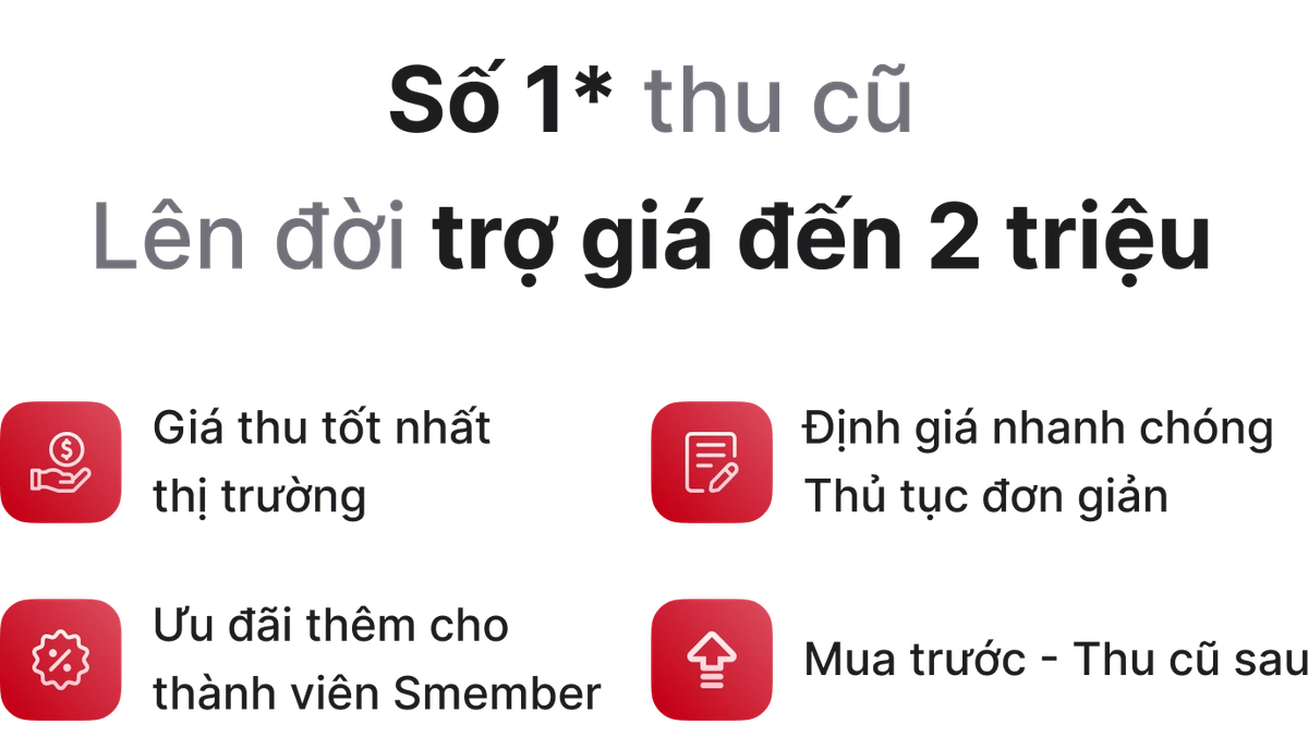 Thu cũ lên đời Macbook Neo 512GB Mobile