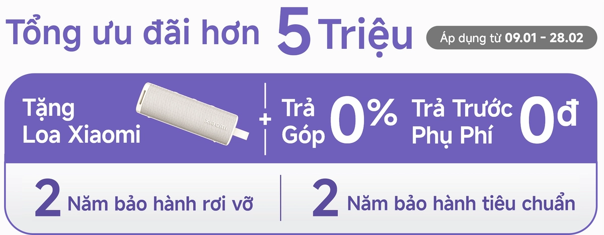 Mua Redmi Note 15 tại CellphoneS nhận ưu đãi hơn 5 triệu, trả góp 0% Desktop