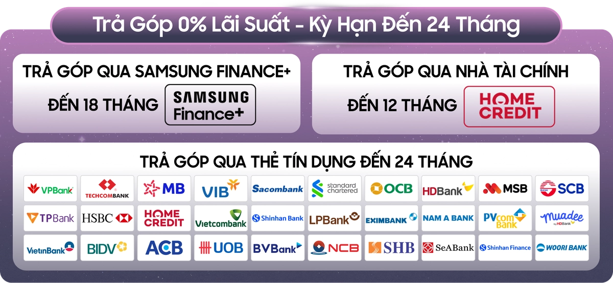 Mua Samsung Z Fold 8 Ultra tại CellphoneS góp 0%, kỳ hạn đến 2 năm Desktop