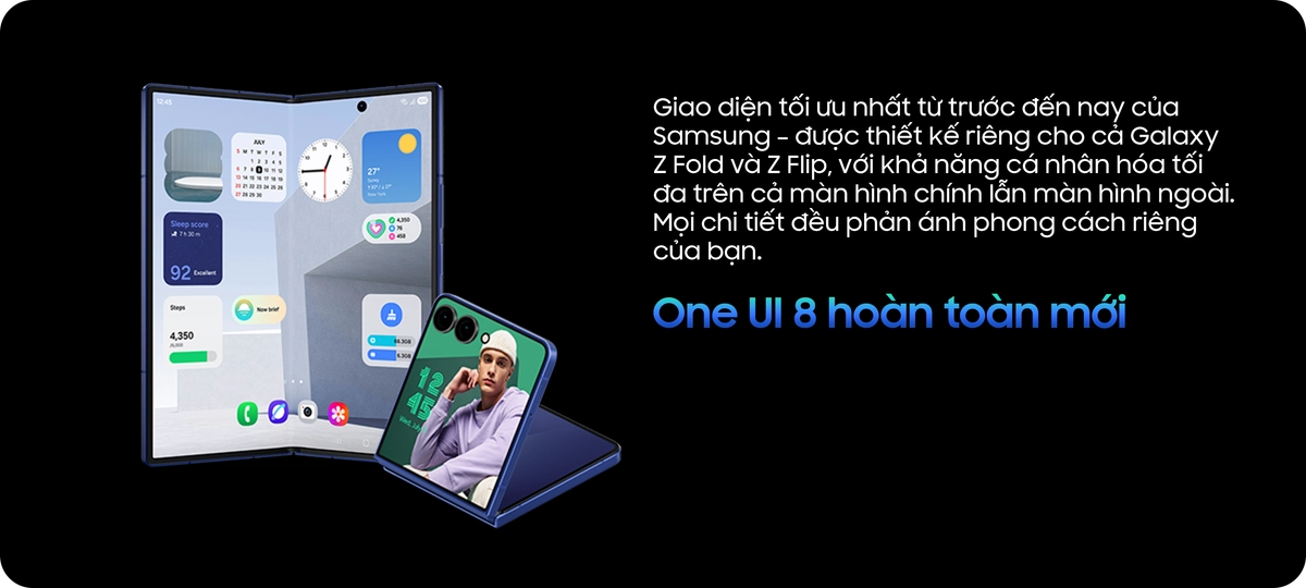 Samsung Z fold7 sử dụng One ui 8 mới nhất Desktop