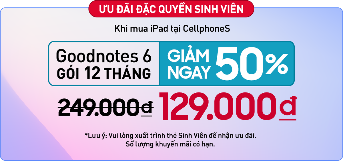Goodnotes - Ưu đãi đặc quyền sinh viên Desktop