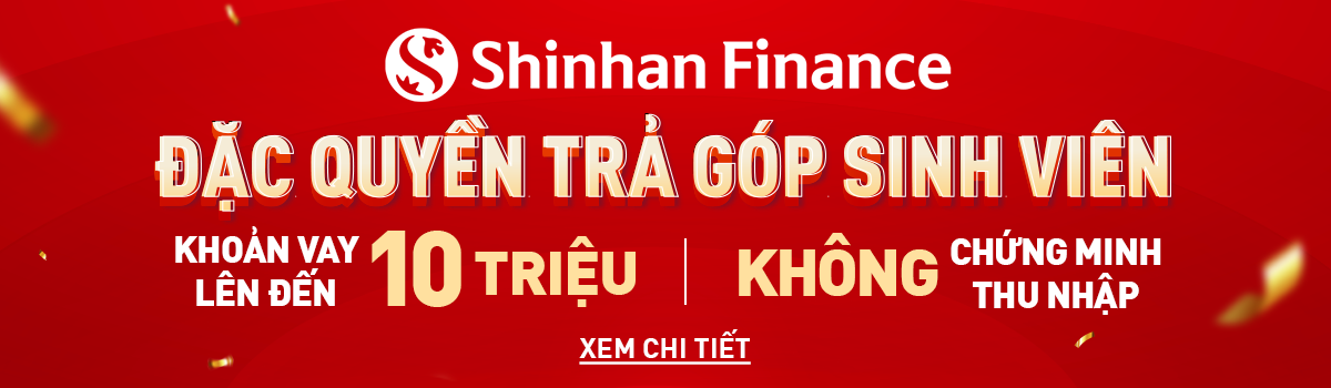 Shinhan Finance - Đặc quyền trả góp sinh viên Desktop