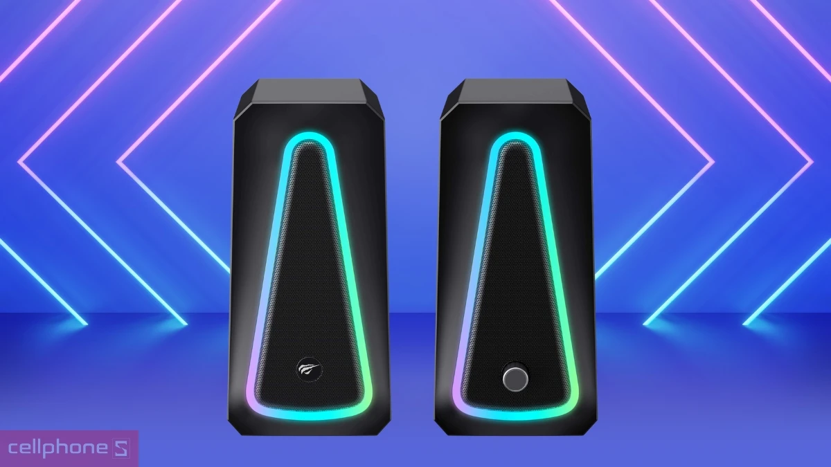 Cổng kết nối của loa vi tính Havit SK208 Pro