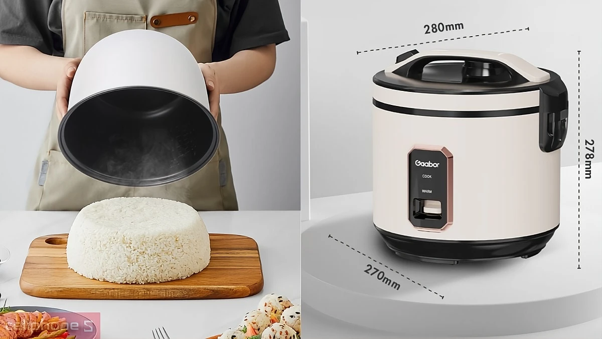 Dung tích của nồi cơm điện GAABOR RC-40M02A