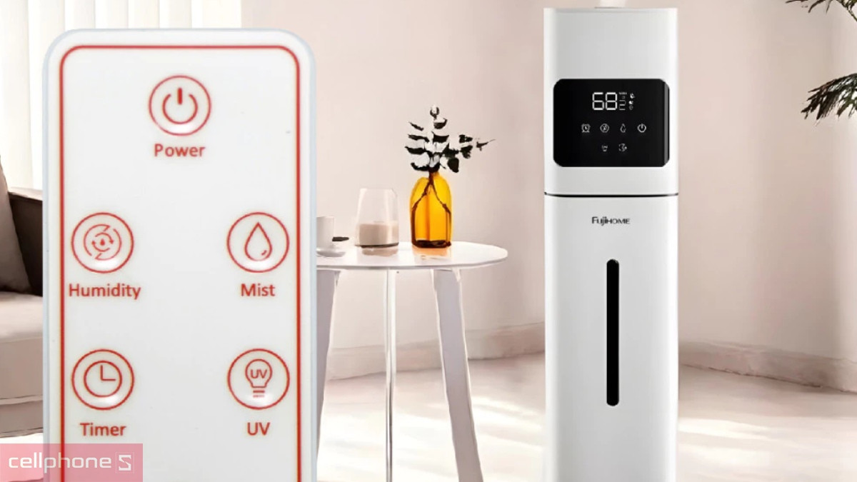 Thời lượng sử dụng của máy phun sương tạo ẩm xông tinh dầu khử khuẩn UV Fujihome HM09UV2